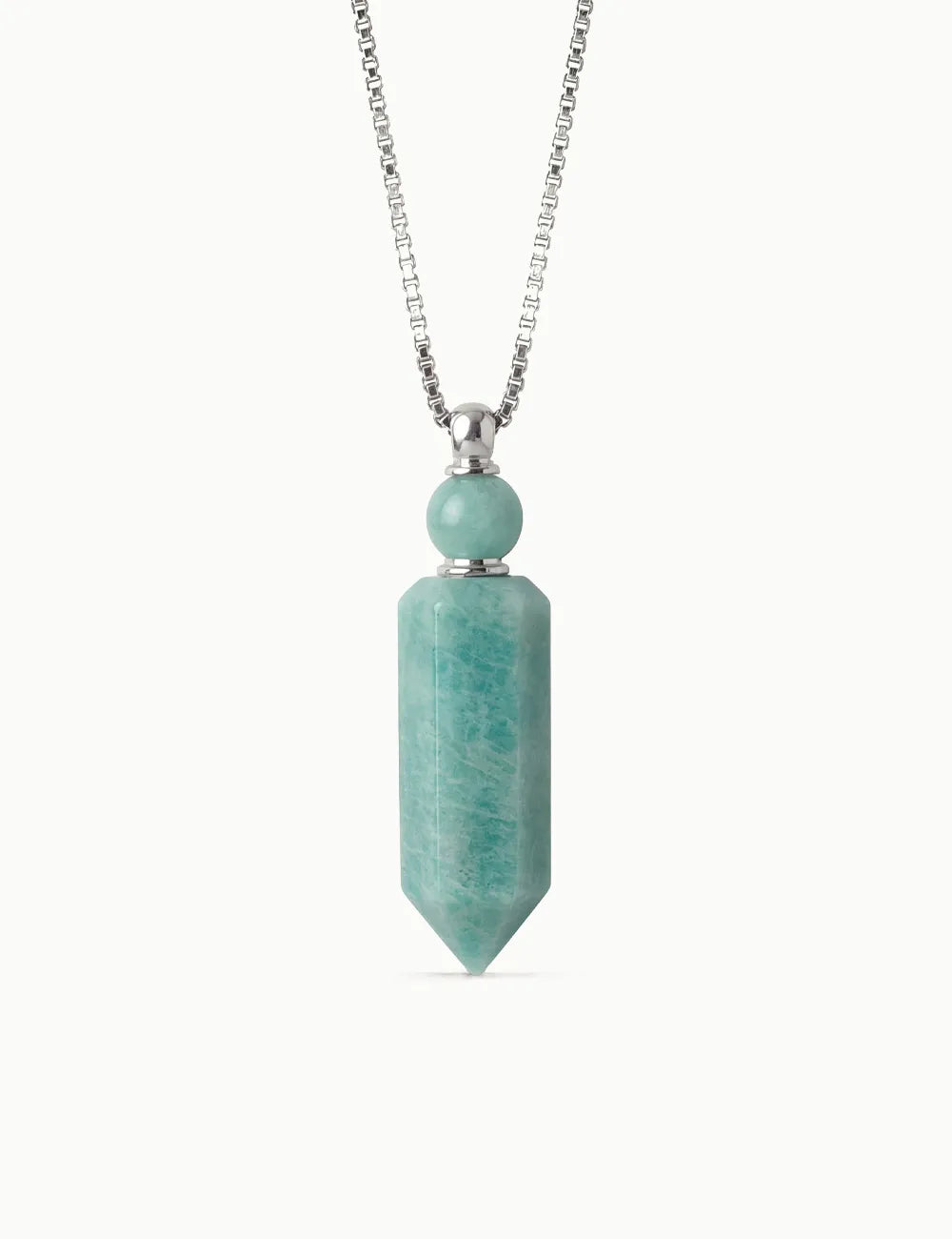 Collana per Aromaterapia in Amazzonite lunga